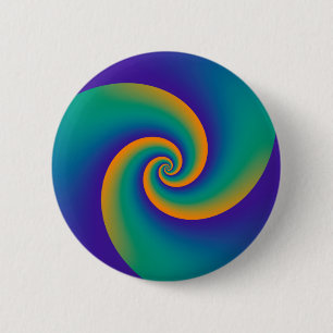Macaron Rond 5 Cm Spirales Arrière - plans Abstraites V