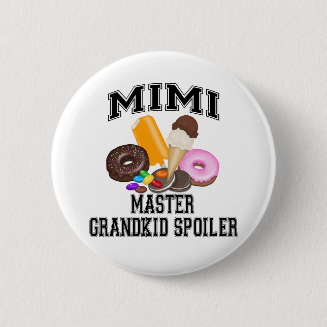 Macaron Rond 5 Cm Spoiler Mimi de Grandkid (Devant)