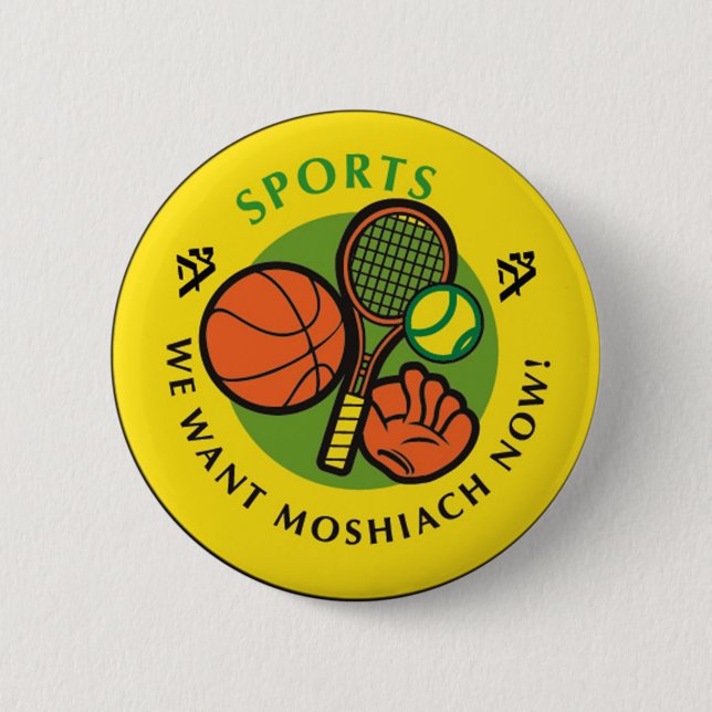 Macaron Rond 5 Cm Sports (Devant)