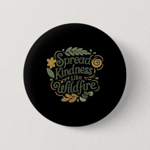 Macaron Rond 5 Cm Spread Kindness - Sticker Positif Affirmation