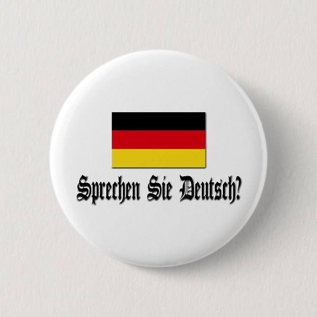 Macaron Rond 5 Cm Sprechen Sie Allemand ? (Devant)