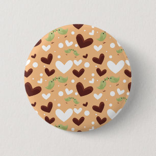 Macaron Rond 5 Cm Spring Birve Love Couple Sweet Chocolate Heart