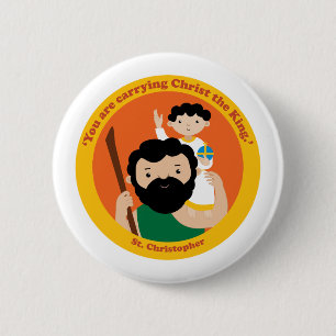 Macaron Rond 5 Cm St Christopher