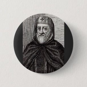 Macaron Rond 5 Cm St Ephrem le Syrien Enseignant du Repentir Art