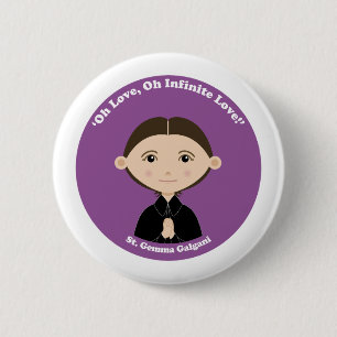 Macaron Rond 5 Cm St. Gemma Galgani