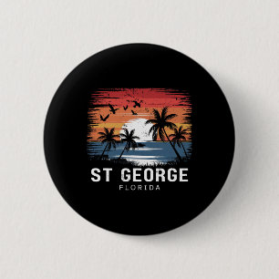 Macaron Rond 5 Cm St George Floride Surfant Surfeur