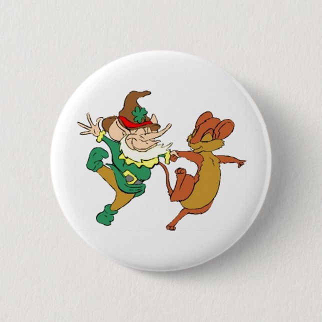Macaron Rond 5 Cm St. Paddy's Odd Couple (Devant)