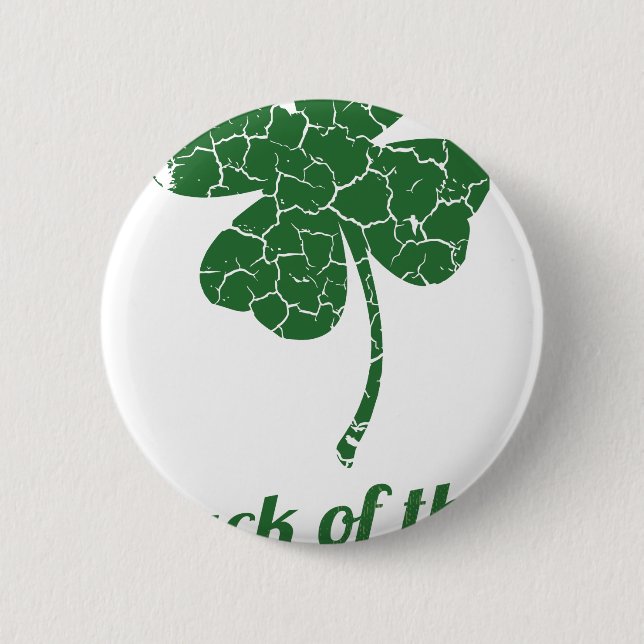 Macaron Rond 5 Cm st patrick malheureux (Devant)