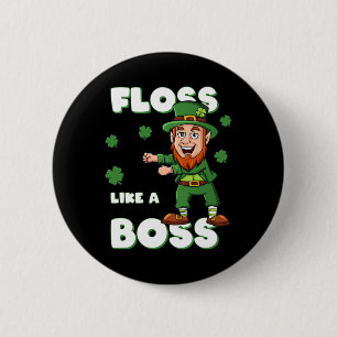 Macaron Rond 5 Cm St Patricks Day Faites le Floss Comme un Patron Le