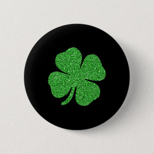 Macaron Rond 5 Cm St. Patrick's Day Lucky Charm Green Irish Clover S