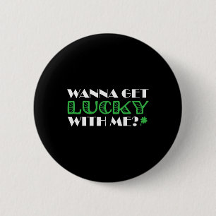Macaron Rond 5 Cm St Patrick's Day veut avoir de la chance avec moi