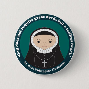 Macaron Rond 5 Cm St. Rose Philippine Duchesne