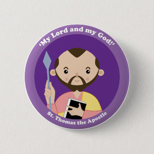 Macaron Rond 5 Cm St Thomas l'apôtre