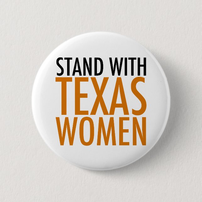 Macaron Rond 5 Cm Stand with Texas Women (Devant)