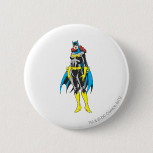 Macaron Rond 5 Cm Stands Batgirl
