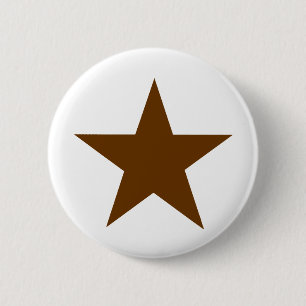 Macaron Rond 5 Cm Star Brown Le MUSÉE Zazzle Cadeaux