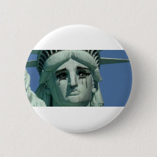 Macaron Rond 5 Cm Statue de la liberté pleurante