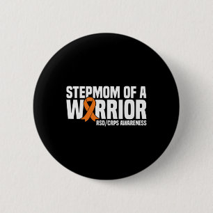 Macaron Rond 5 Cm Stepmere D'Un Guerrier Orange Ribbon Rsdcrps Décer