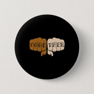 Macaron Rond 5 Cm Sticker de poing de tatouage de Knuckkkh - Sticker