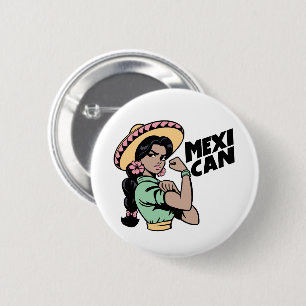 Macaron Rond 5 Cm Stickers MexiCAN