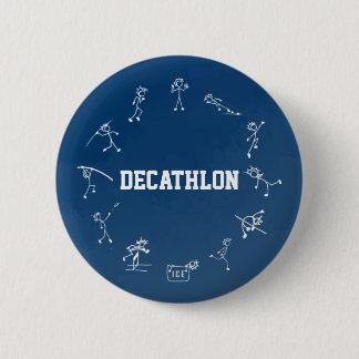 Macaron Rond 5 Cm Stickman de décathlon piste et athlétisme de terra