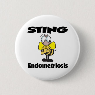 Macaron Rond 5 Cm STING Endométriose