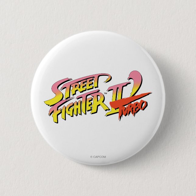 Macaron Rond 5 Cm Street Fighter II Turbo (Devant)