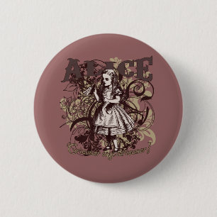 Macaron Rond 5 Cm Style d'Alice Carnivale