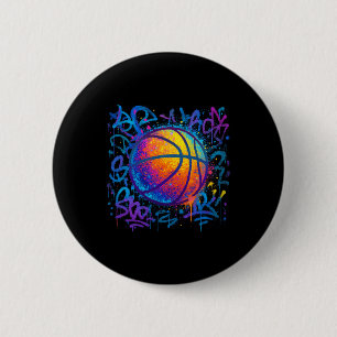 Macaron Rond 5 Cm Style de graffiti de sketll coloré cool