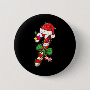 Macaron Rond 5 Cm Sucre de canne de Noël Santa Hat Xmas Light Enfant