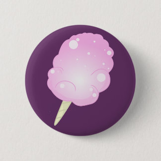 Macaron Rond 5 Cm Sucrerie de coton rose
