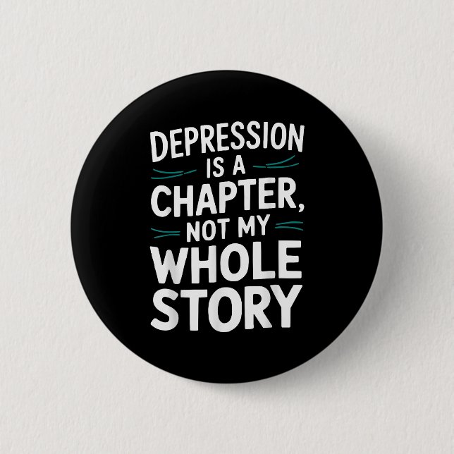 Macaron Rond 5 Cm Suicide Awareness Depression Anxiety Mental Health (Devant)