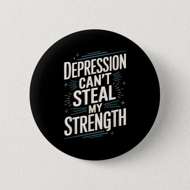 Macaron Rond 5 Cm Suicide Awareness Depression Anxiety Mental Health (Devant)