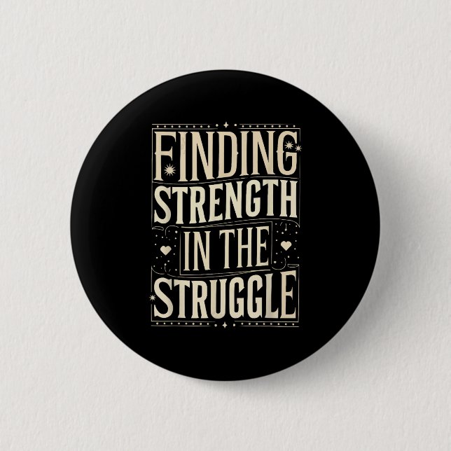 Macaron Rond 5 Cm Suicide Awareness Depression Anxiety Mental Health (Devant)