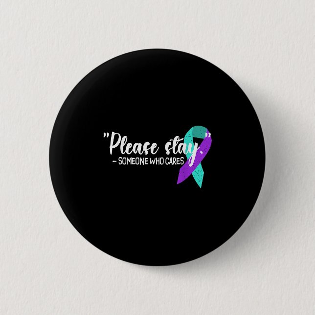 Macaron Rond 5 Cm Suicide Awareness Suicide Prevention Suprt Survivo (Devant)