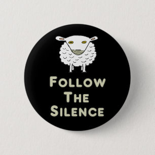 Macaron Rond 5 Cm Suivez Le Silence
