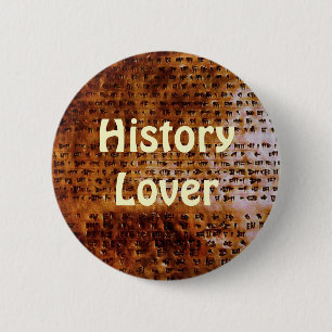 Macaron Rond 5 Cm SUMÉRIEN CUNEIFORM ÉCRIRE Série de cadeaux