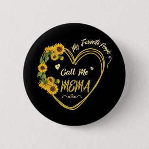 Macaron Rond 5 Cm Sunflower Heart Happy Mes Favoris M'Appelent