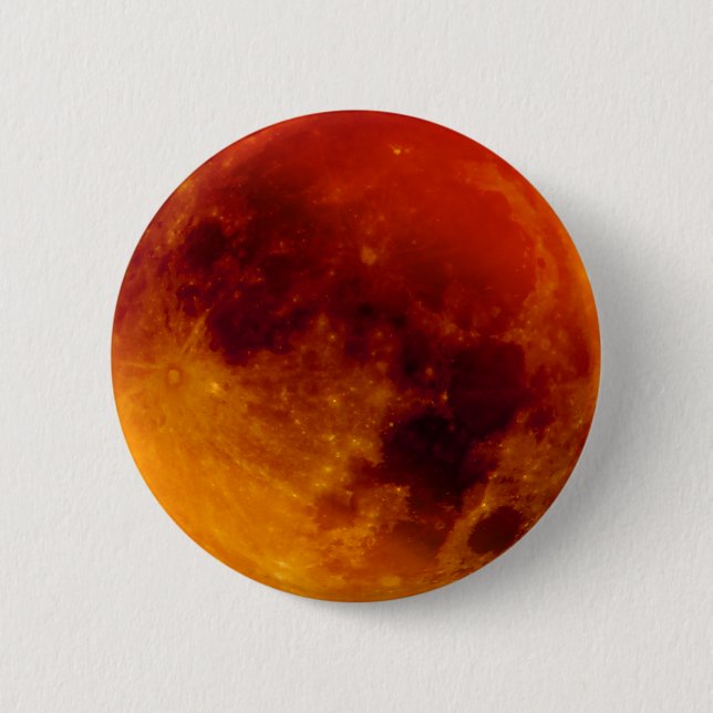 Macaron Rond 5 Cm Super Blue Blood Moon (Devant)
