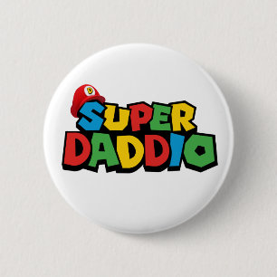 Macaron Rond 5 Cm Super Daddio pour meilleur papa