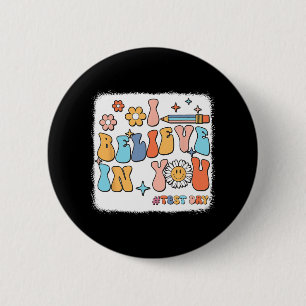 Macaron Rond 5 Cm Super Je Crois En Vous Tester Enseignant Jour De T
