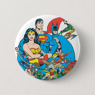 Macaron Rond 5 Cm Super Powers™ Collection 1