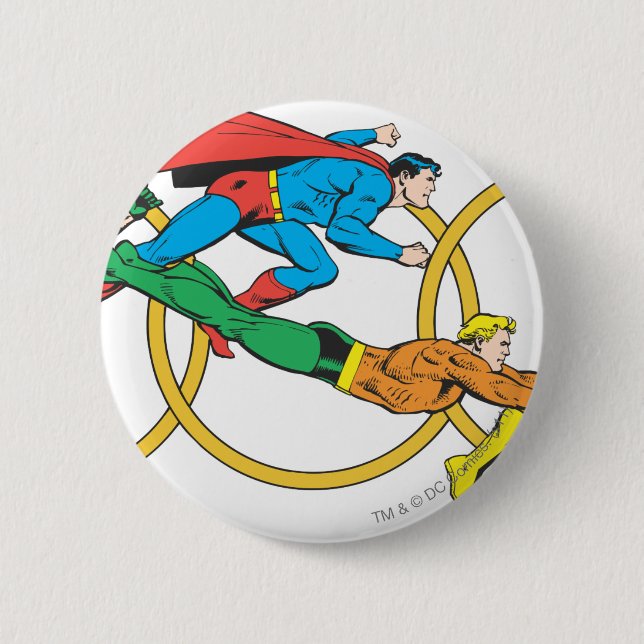 Macaron Rond 5 Cm Super Powers™ Collection 11 (Devant)