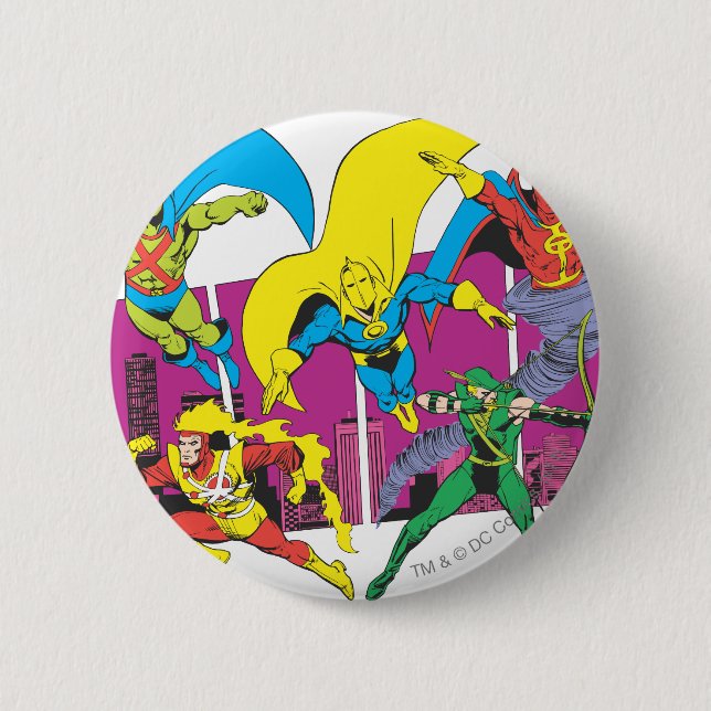 Macaron Rond 5 Cm Super Powers™ Collection 17 (Devant)