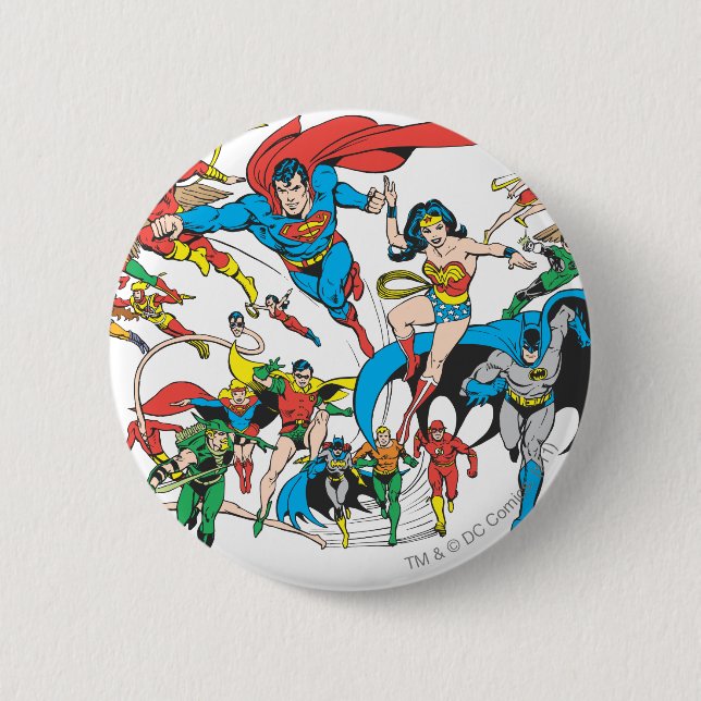 Macaron Rond 5 Cm Super Powers™ Collection 3 (Devant)