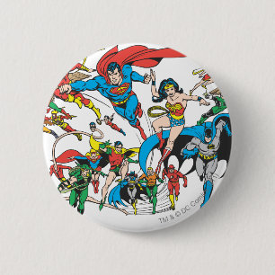 Macaron Rond 5 Cm Super Powers™ Collection 3