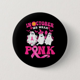 Macaron Rond 5 Cm Super Wear Pink Breast Cancer Guerrier mignon Fant