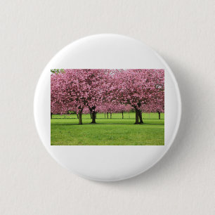 MACARON ROND 5 CM SUPERBE FLEUR DE CERISIER