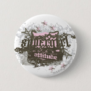 Macaron Rond 5 Cm Supergirl Attitude
