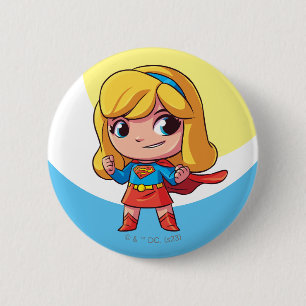 Macaron Rond 5 Cm Supergirl "The Future Is Female"